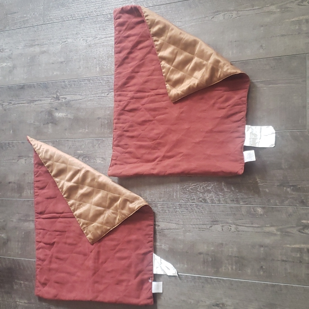 2 Pillow shams cases two sided